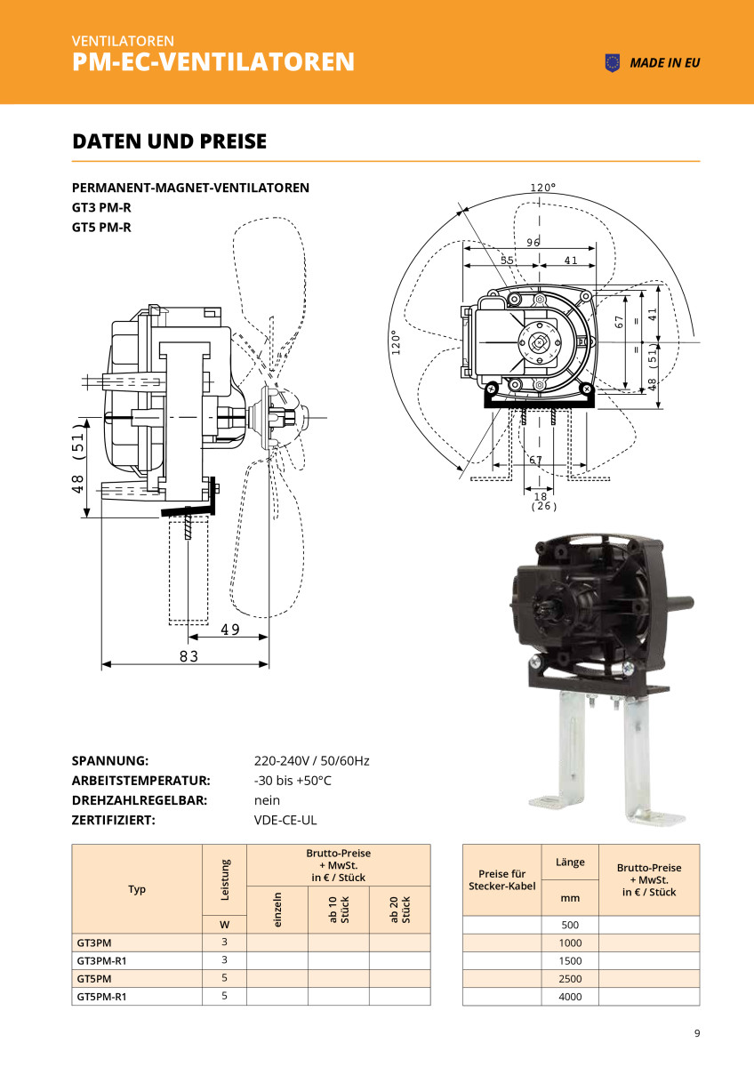 Kapitel Ventilatoren - Komponenten für die Kältetechnik